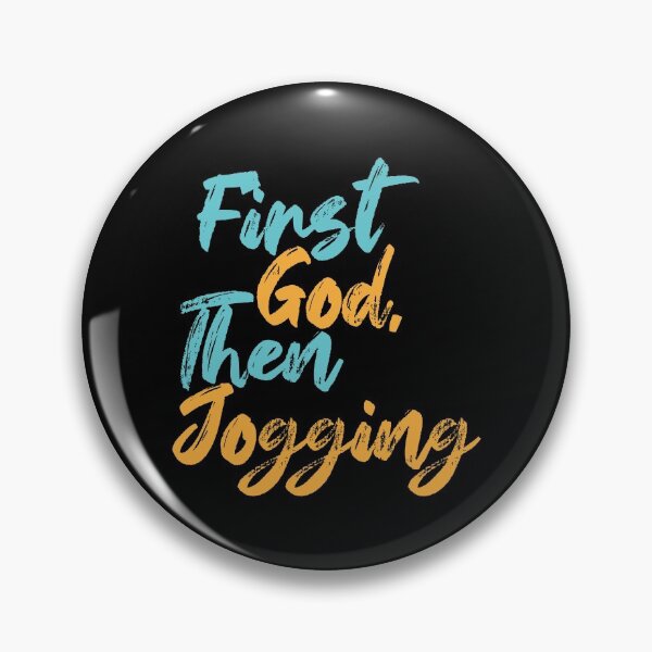 Item preview, First God Then Jogging designed and sold by Creatively Torn.