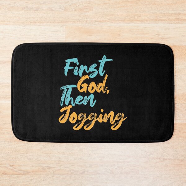 Item preview, First God Then Jogging designed and sold by Creatively Torn.