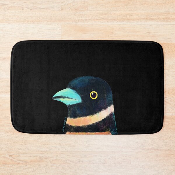 Item preview, Black and Yellow Broadbill Bird designed and sold by julianamotzko.