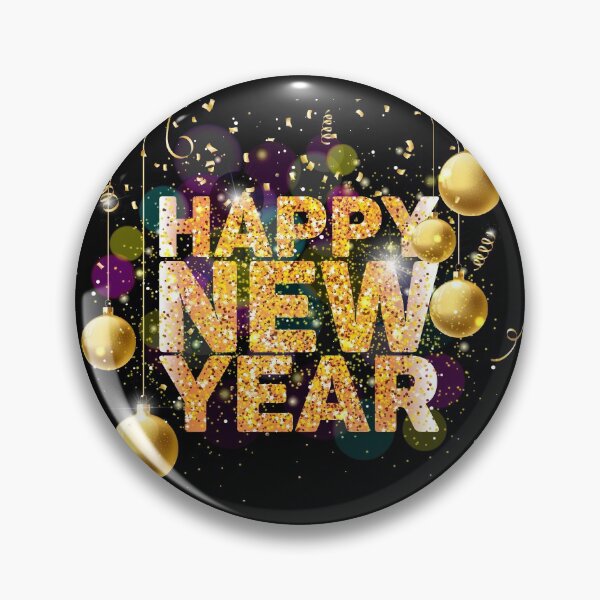 Item preview, HAPPY NEW YEAR GOLDEN CONFETTI designed and sold by lucidfrog.