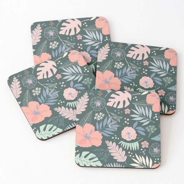Item preview, Tropical Plants on Gray designed and sold by Heather Rosas.