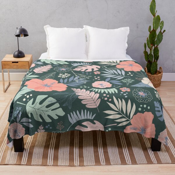 Item preview, Tropical Plants on Gray designed and sold by Heather Rosas.