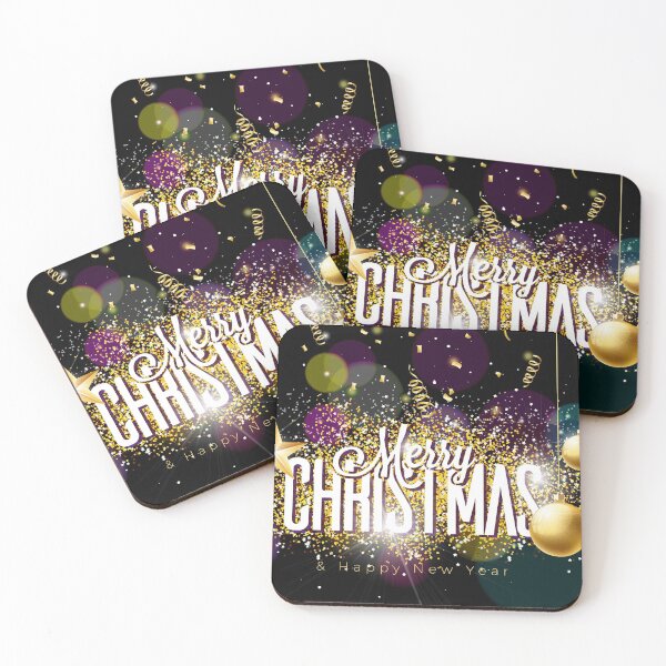 Item preview, MERRY CHRISTMAS GOLD CONFETTI designed and sold by lucidfrog.