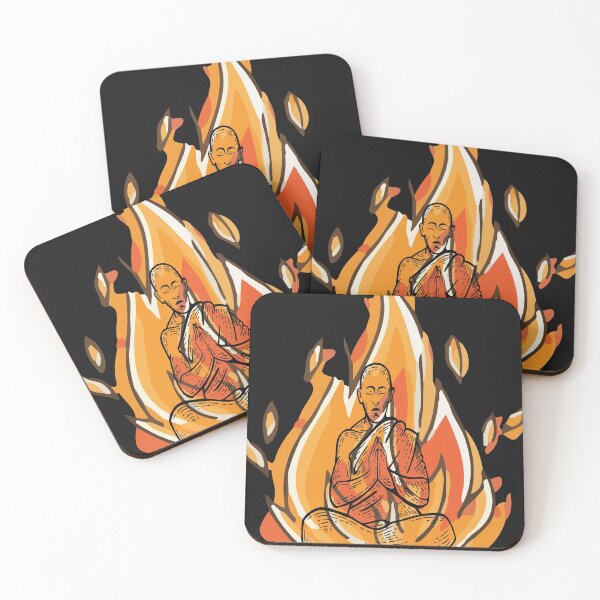 Item preview, Burning Monk designed and sold by trufTeeShirts.
