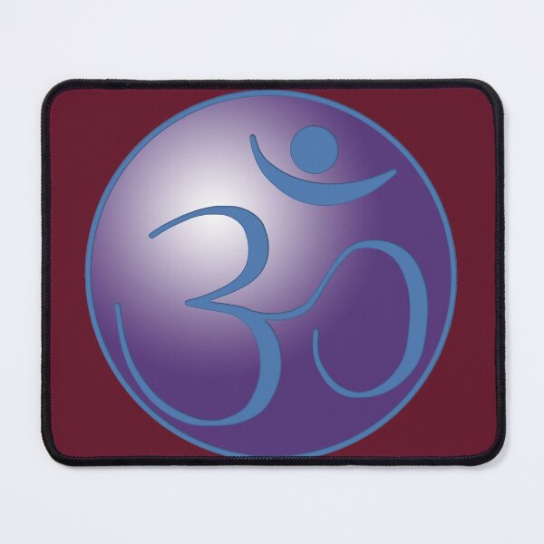 Item preview, OM Logo - Blue on Purple designed and sold by Fractal Journeys, etc. .