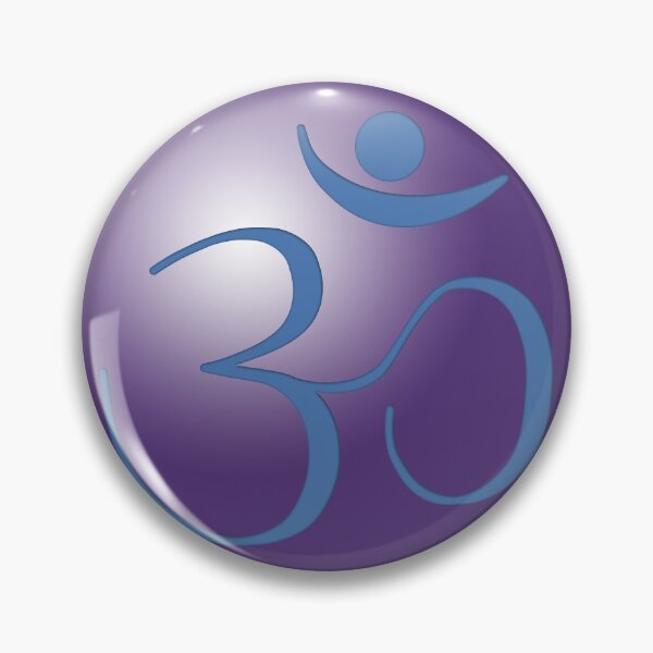 Item preview, OM Logo - Blue on Purple designed and sold by Fractal Journeys, etc. .