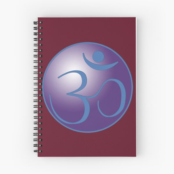 Item preview, OM Logo - Blue on Purple designed and sold by Fractal Journeys, etc. .