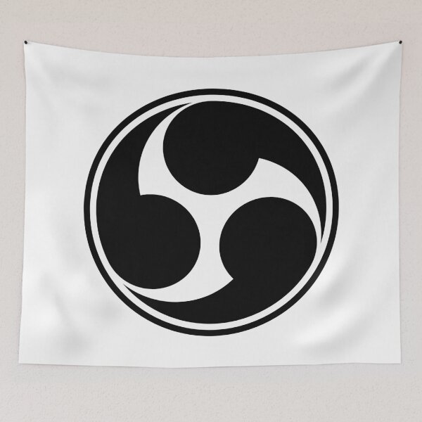 Item preview, Mitsu Tomoe 001 Black on white designed and sold by Rupert Russell.