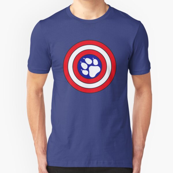 Captain Pupmerica Slim Fit T-Shirt