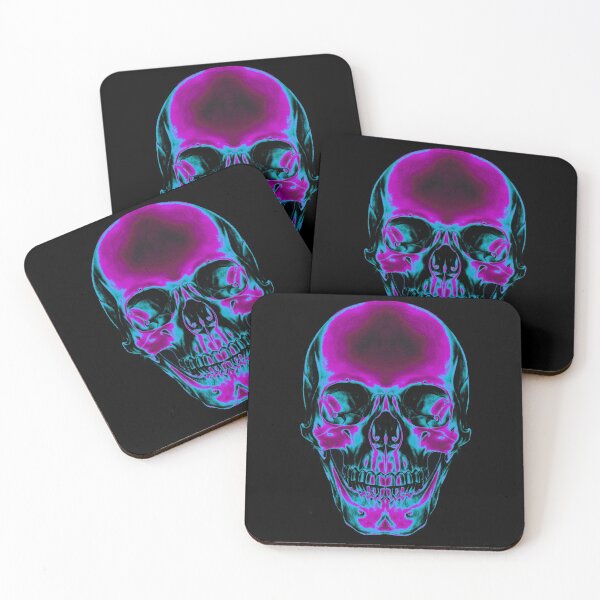 Item preview, Metallic Vaporwave Skull designed and sold by Sk8rSkulls.