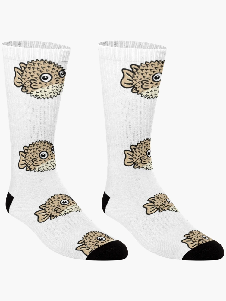 Thumbnail 3 von 5, Socken, Kugelfisch designt und verkauft von Reeseworks.