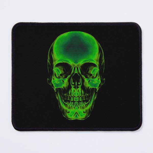 Item preview, Metallic Krypton Glow Skull designed and sold by Sk8rSkulls.