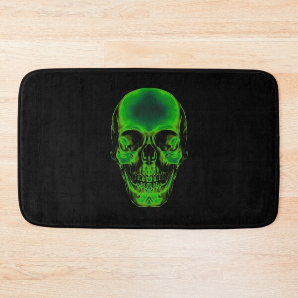Item preview, Metallic Krypton Glow Skull designed and sold by Sk8rSkulls.