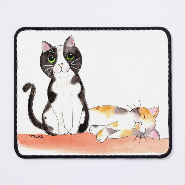 Item preview, Two Cute Kitties designed and sold by Mahli's  Artful Whimsy.