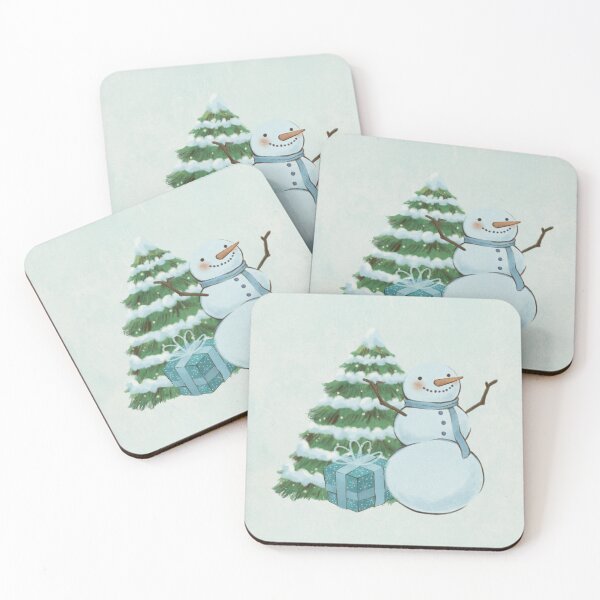 Item preview, Cute and Funny Snowman, Christmas Tree Holiday Pattern, Christmas Theme designed and sold by silviaol.
