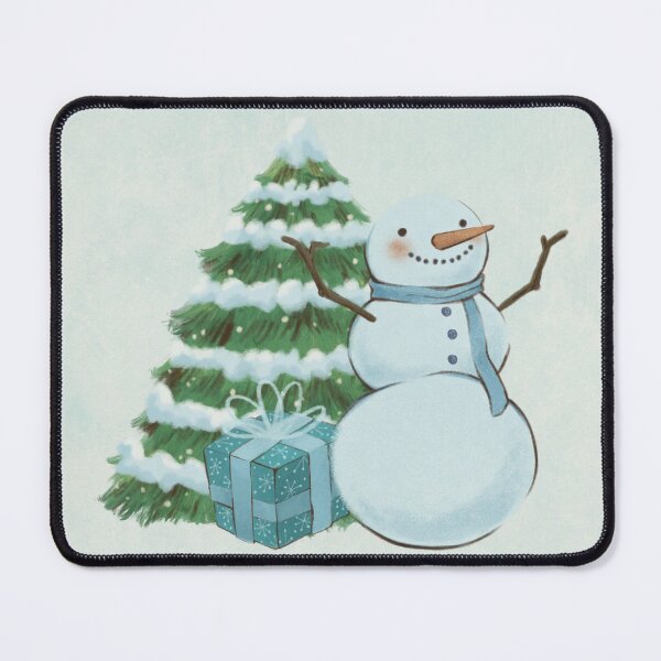 Item preview, Cute and Funny Snowman, Christmas Tree Holiday Pattern, Christmas Theme designed and sold by silviaol.