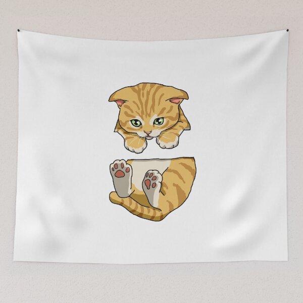 Item preview, Hanging cat designed and sold by HandsomeCat.