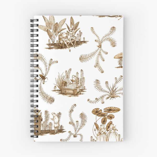 Item preview, Frog Toile (Brown) designed and sold by Vincent Briggs.
