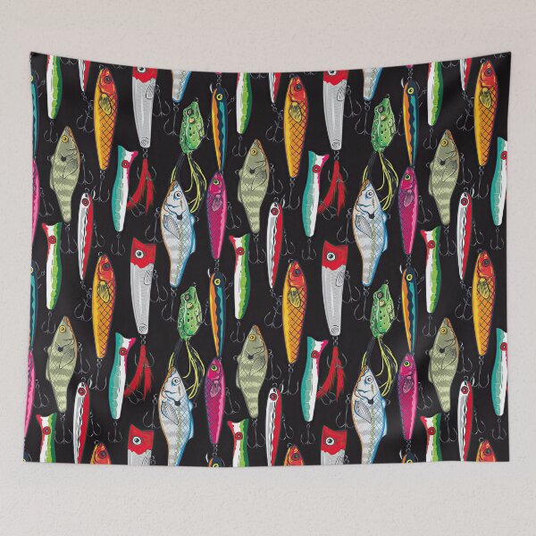 Item preview, Fish Bait On Black  designed and sold by AlyssoCharm.