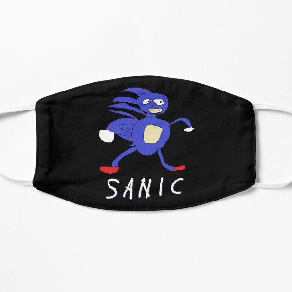 Sanic Hegehog Meme Flat Mask