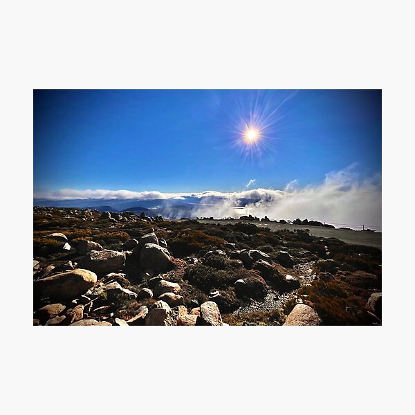 Item preview, Sun on top of Kunanyi (Mt Wellington) Tasmania, Australia designed and sold by adrianolemura.