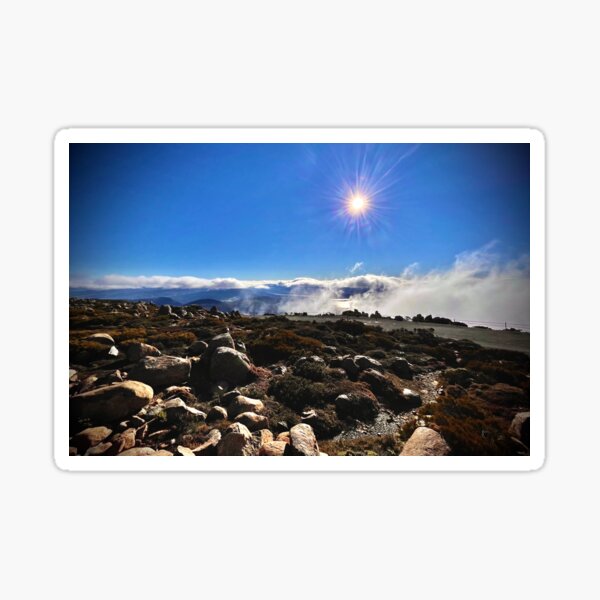 Item preview, Sun on top of Kunanyi (Mt Wellington) Tasmania, Australia designed and sold by adrianolemura.