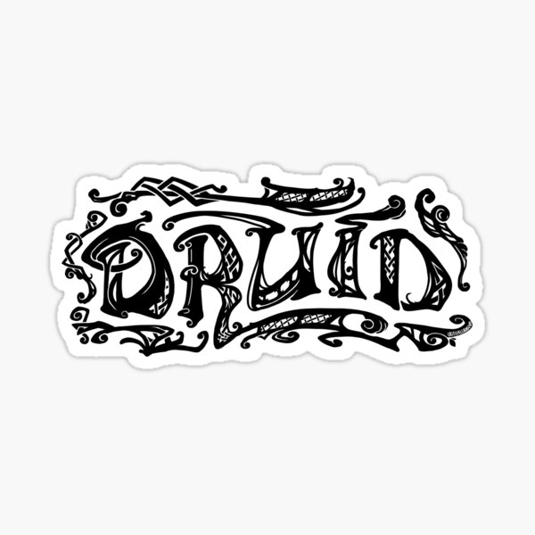 Dandd Druid Class Logo Sticker For Sale By Criticallol Redbubble 5885