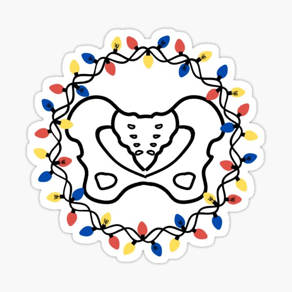 Item preview, Christmas lights pelvis designed and sold by AprilPT.