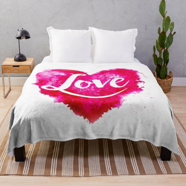 Item preview, Pink heart Love Watercolor designed and sold by RafaelLima7.