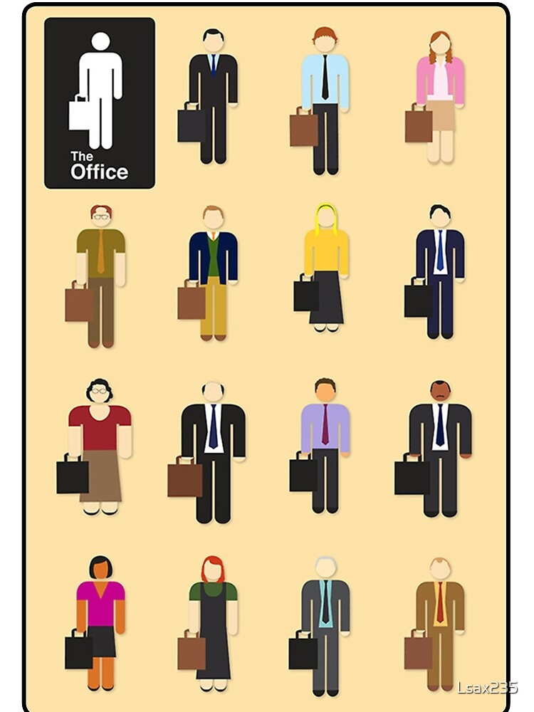 The Office Characters by Lsax235