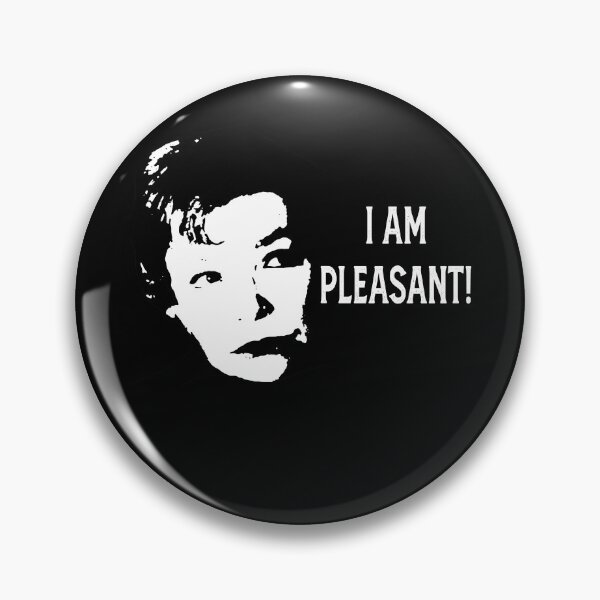 Item preview, I Am Pleasant! White Design Steel The Movies Magnolias designed and sold by AubrymyKevin.