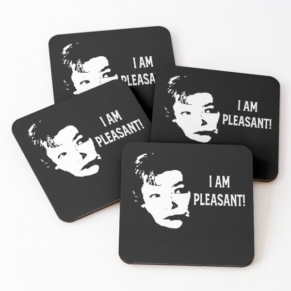 Item preview, I Am Pleasant! White Design Steel The Movies Magnolias designed and sold by AubrymyKevin.