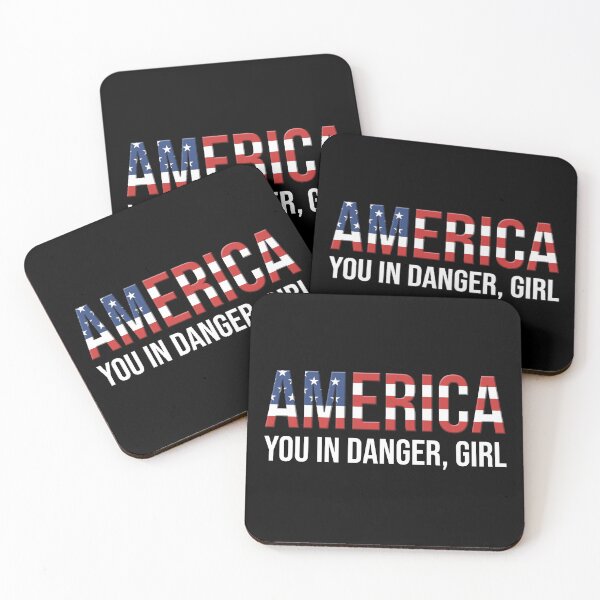 Item preview, America - You In Danger, Girl designed and sold by Cat Lady Designs.