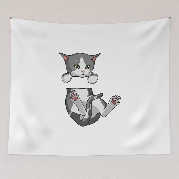 Item preview, Hanging cat designed and sold by HandsomeCat.
