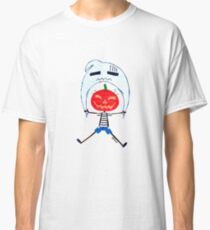 Jack O'Lantern flies with a Ghost Classic T-Shirt