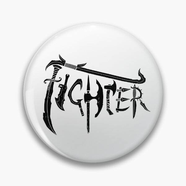 Item preview, D&D Fighter Class Logo designed and sold by CriticalLOL.