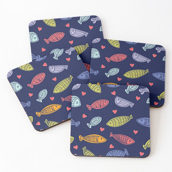 Item preview, Cute Fish And Heart designed and sold by ConcorStore.