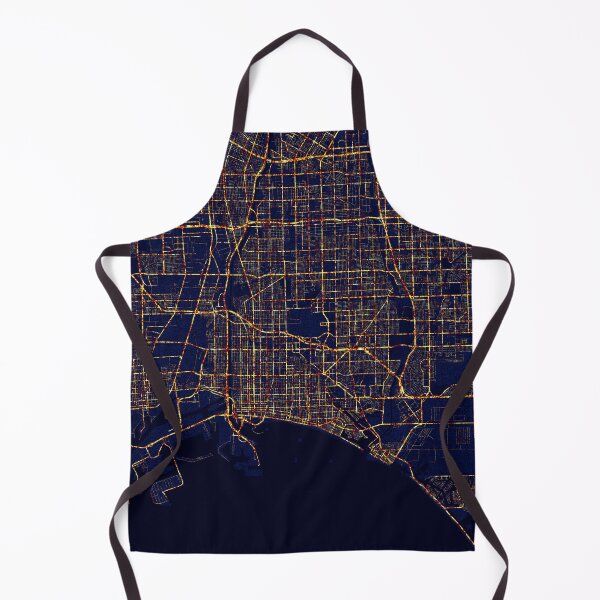 Item preview, Long Beach, California, USA Map - City At Night designed and sold by deMAP.