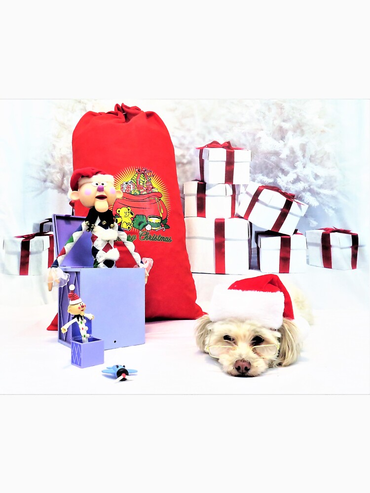 Thumbnail 7 of 7, Classic T-Shirt, Christmas Cute Dog Design designed and sold by RBCat007.