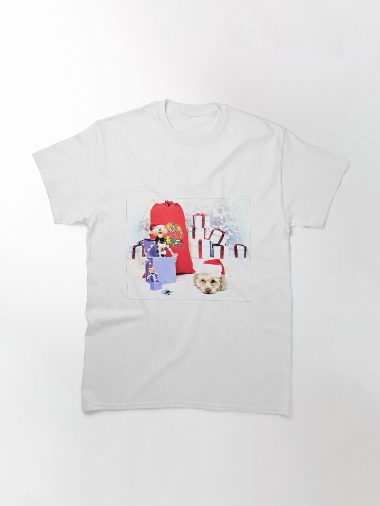Thumbnail 3 of 7, Classic T-Shirt, Christmas Cute Dog Design designed and sold by RBCat007.