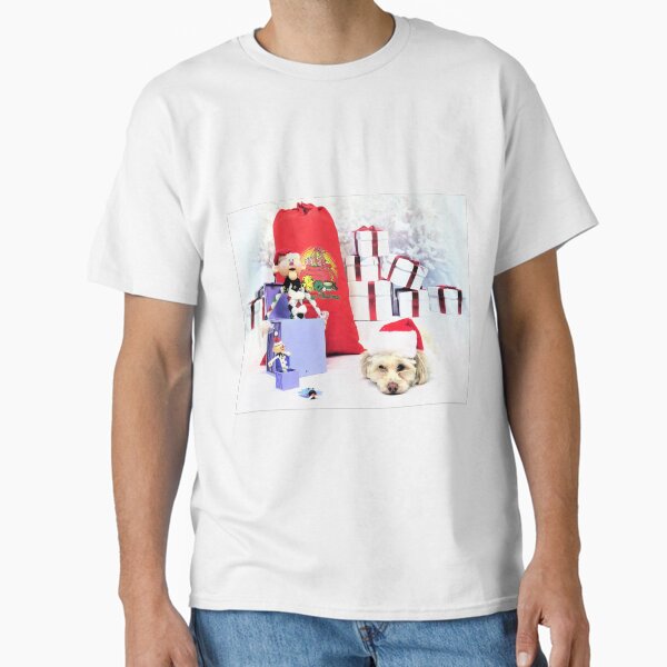 Christmas Cute Dog Design Classic T-Shirt
