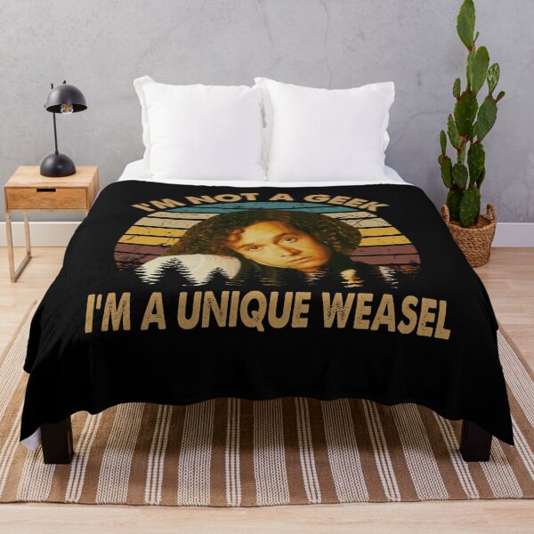 Item preview, Encino Retro Comedy Films Man - I'm Not A Geek I'm A Unique Weasel designed and sold by DwainJoseph9.