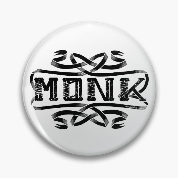 Item preview, D&D Monk Class Logo designed and sold by CriticalLOL.