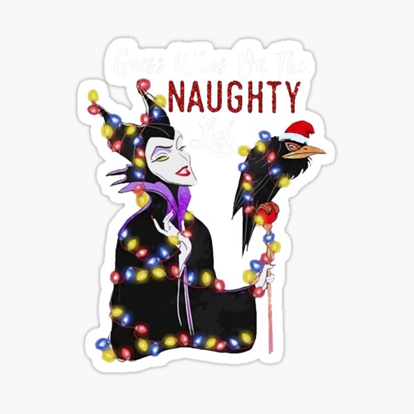 Item preview, Guess Who 's On The Naughty List And Crow Christmas designed and sold by Victoriawhite69.