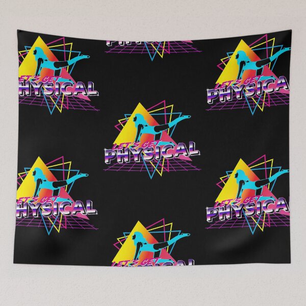 Item preview, Let's Get Physical Workout Gym Totally Retro 80's designed and sold by sundae-artisan.