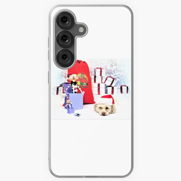 Christmas Cute Dog Design Samsung Galaxy Soft Case