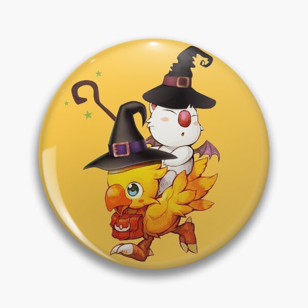 Item preview, Chocobo & Moogle Final Fantasy Black Mage Halloween Wizard Edition designed and sold by NEOFO.
