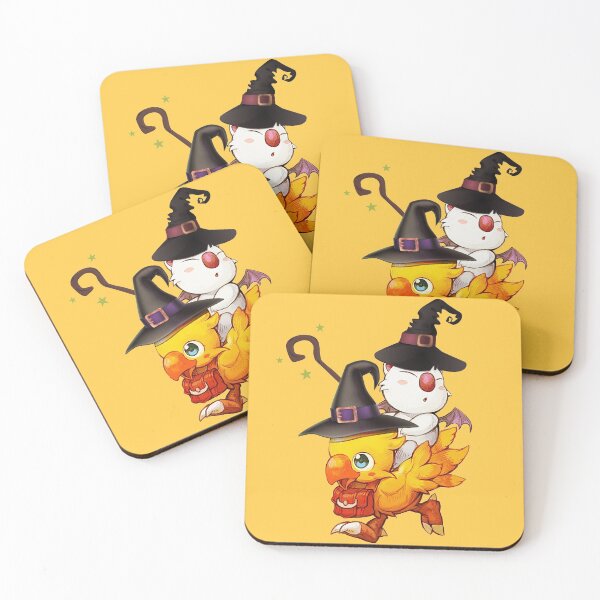 Item preview, Chocobo & Moogle Final Fantasy Black Mage Halloween Wizard Edition designed and sold by NEOFO.