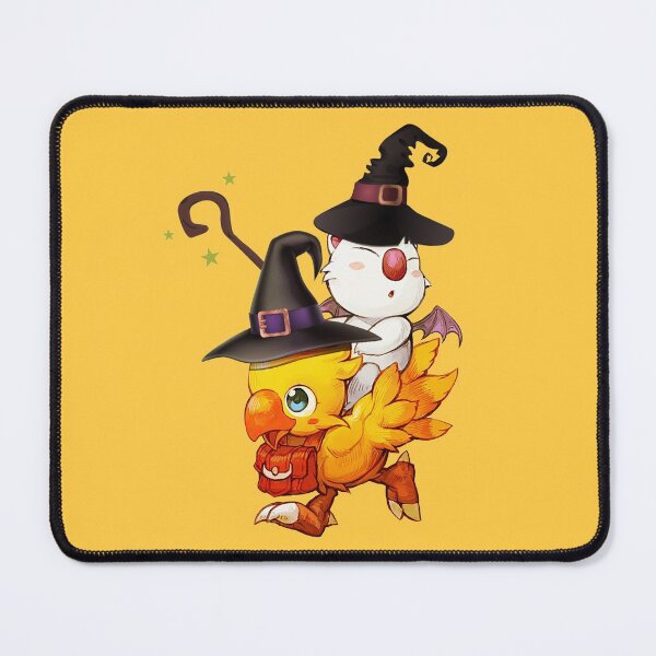 Item preview, Chocobo & Moogle Final Fantasy Black Mage Halloween Wizard Edition designed and sold by NEOFO.