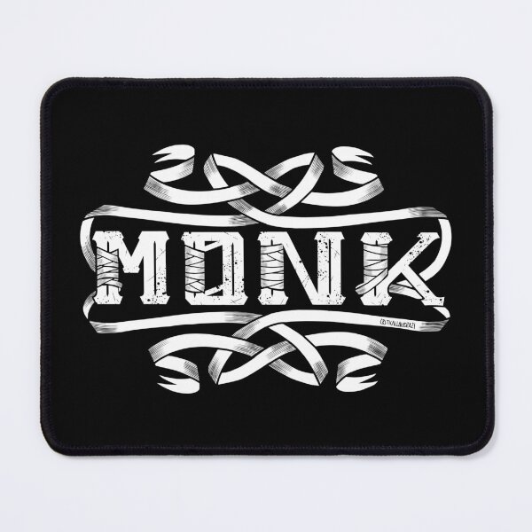 Item preview, D&D Monk Class Logo White designed and sold by CriticalLOL.